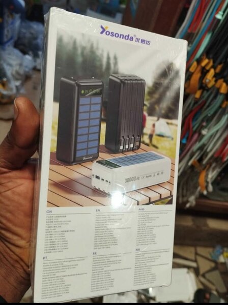 Power bank solaire 30000mAh