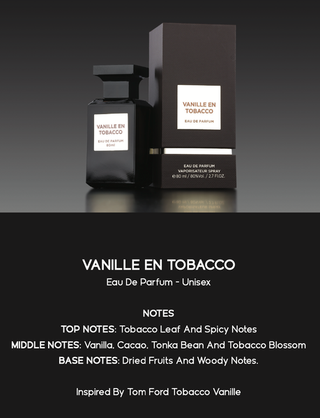 Parfum Unisexe Vanille Tobacco