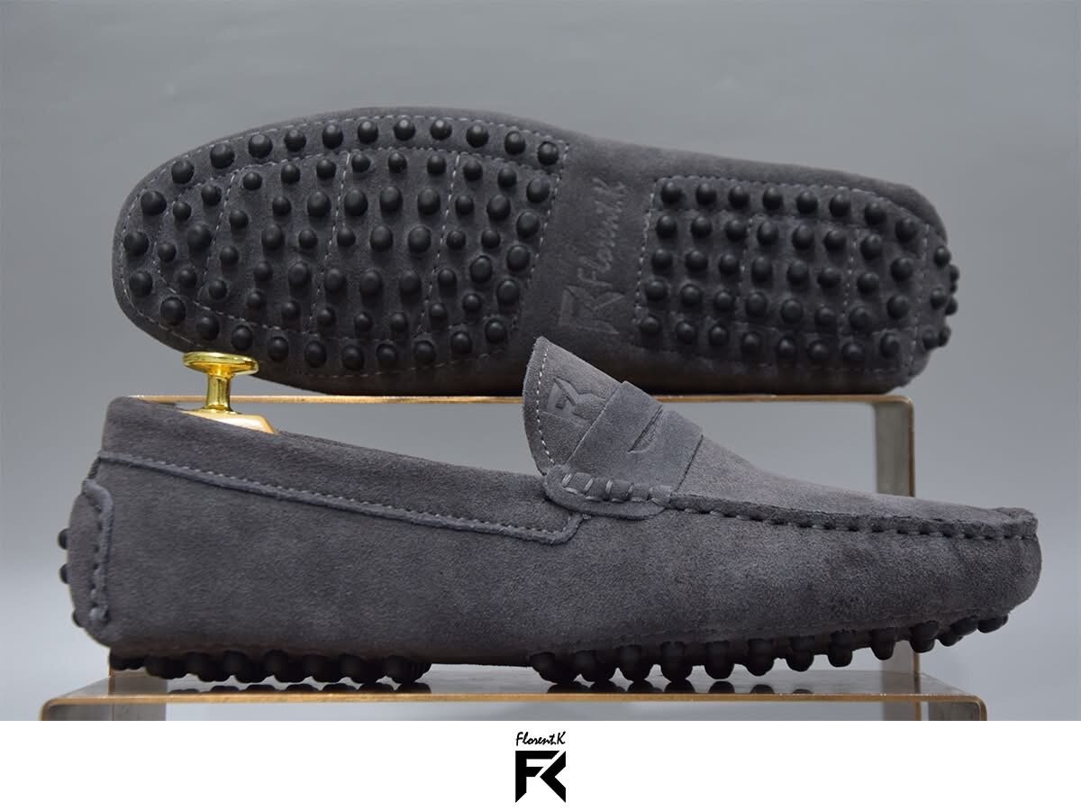 Mocassins en daim pour hommes