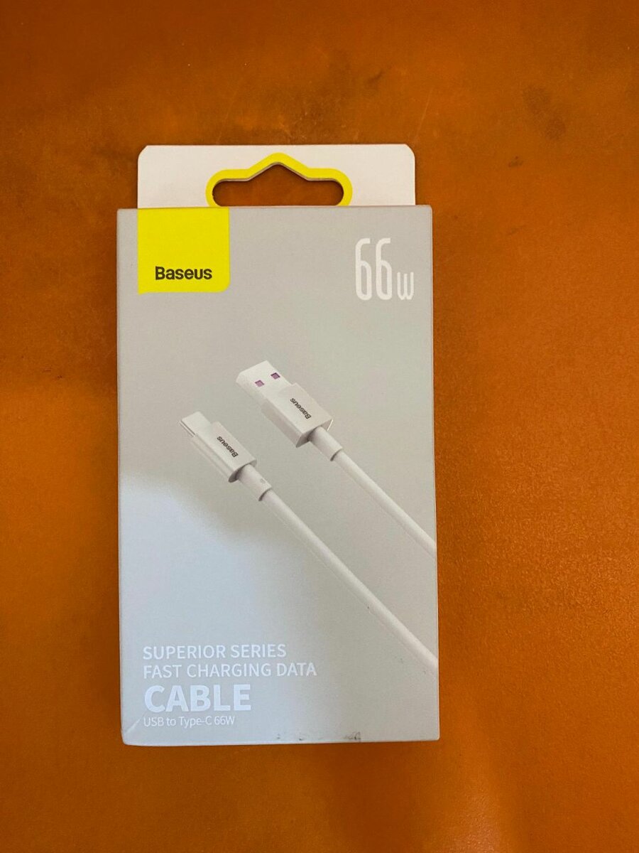 Baseus Display Fast Charging Data Cable USB to Type-C 66W