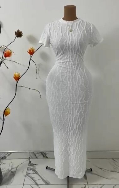 White Straight Dress