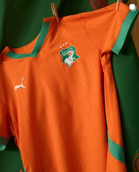 Maillot de Côte-dIvoireOrange