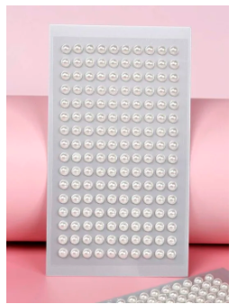 Hair Pearls Sticker On Self Adhesives Pearls Sticher Face Pearl Sticker For Hairs 3mm,4mm,5mm,6mm