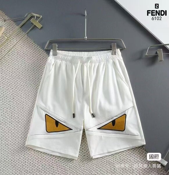 FENDI Hommes Shorts Été Confortable