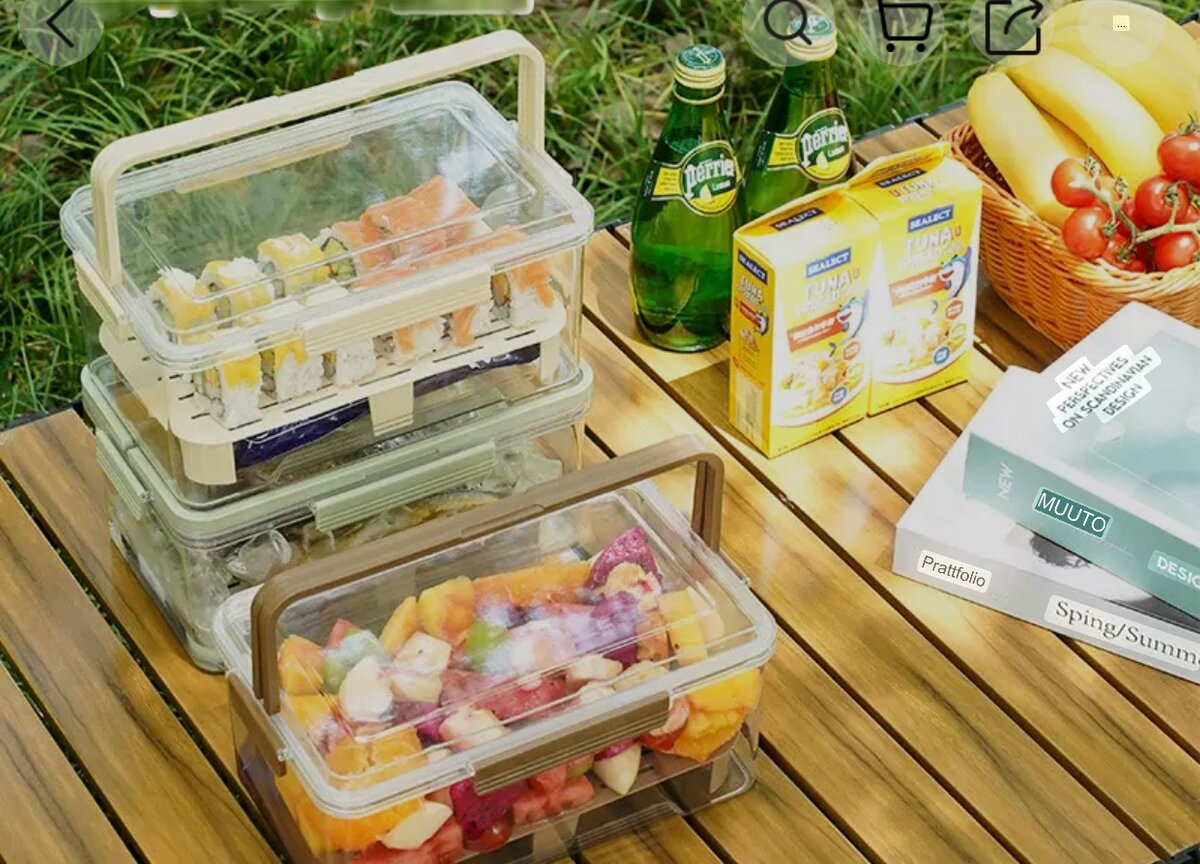 Acrylic fridge  bowls