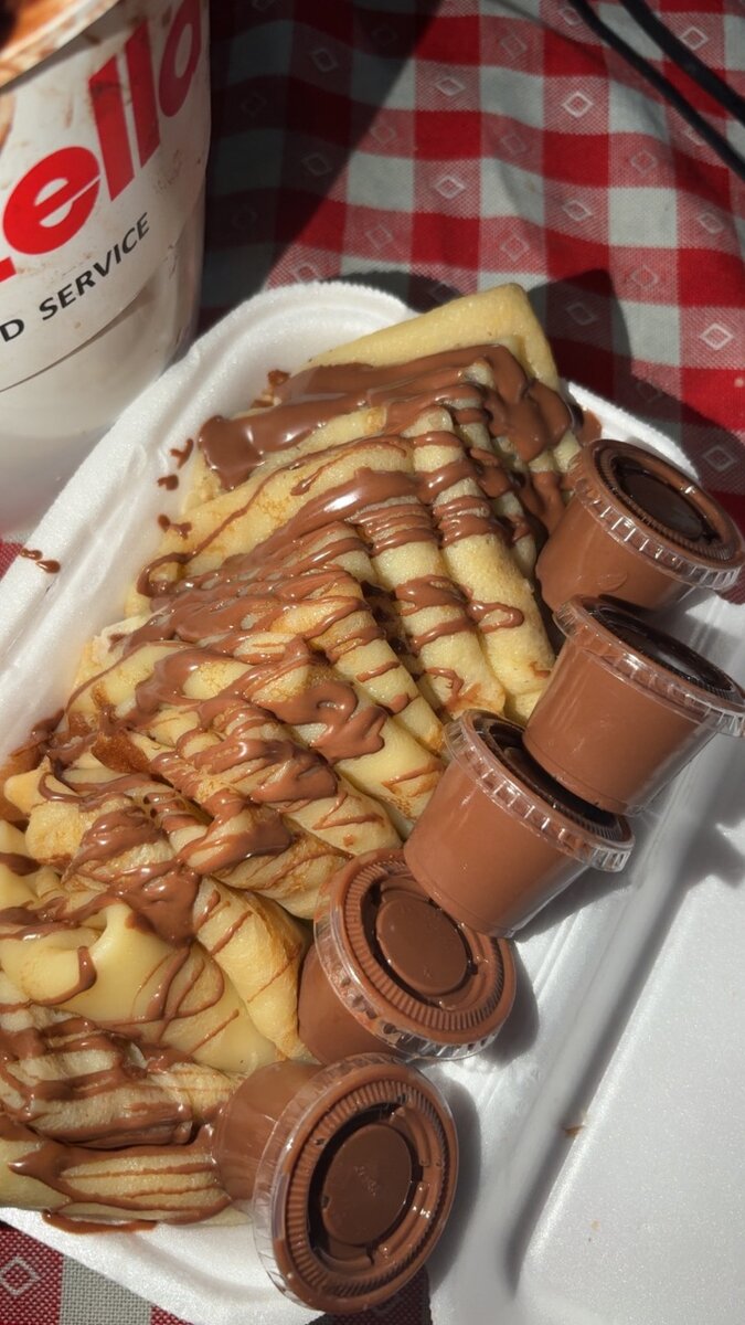 Crêpes au nutella gourmandes