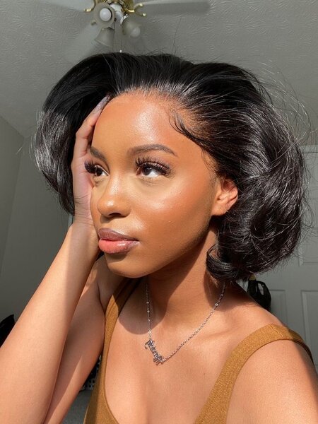 Perruque lace front naturelle