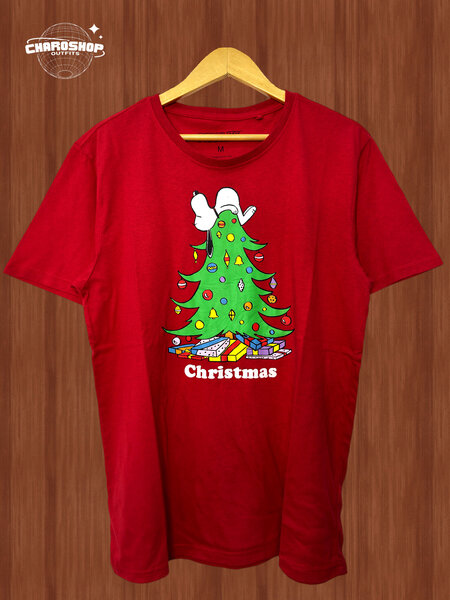 T-shirt rouge de Noël