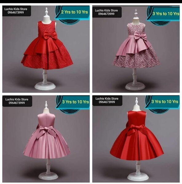 Satin Party dress for girls