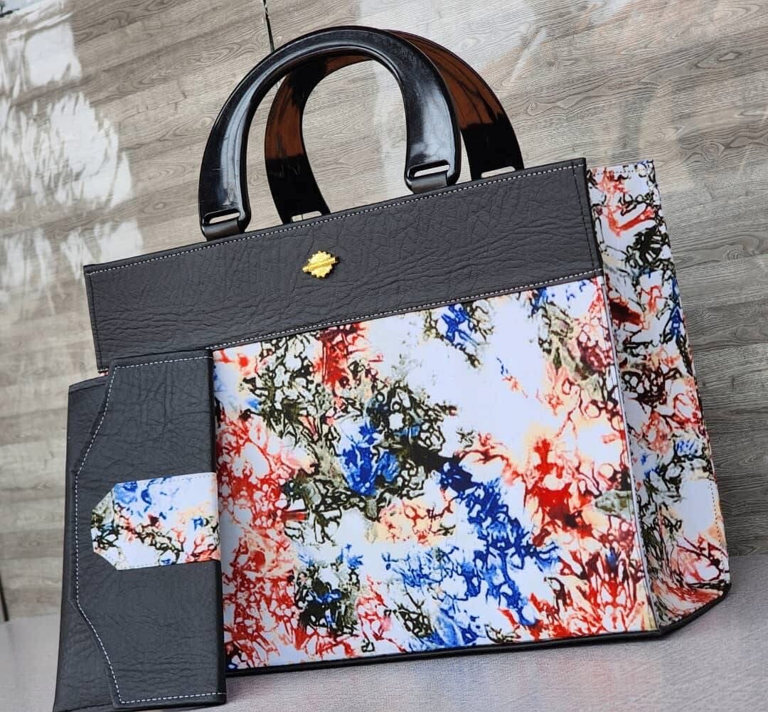 Sac à main coloré en tissu