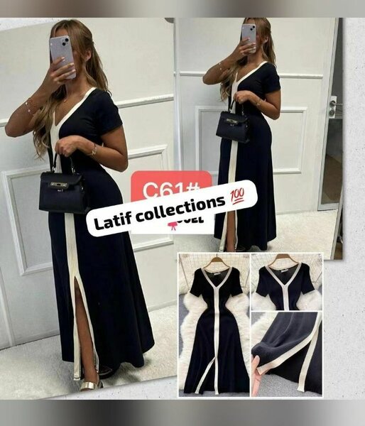 Chic longue robe jeune fille