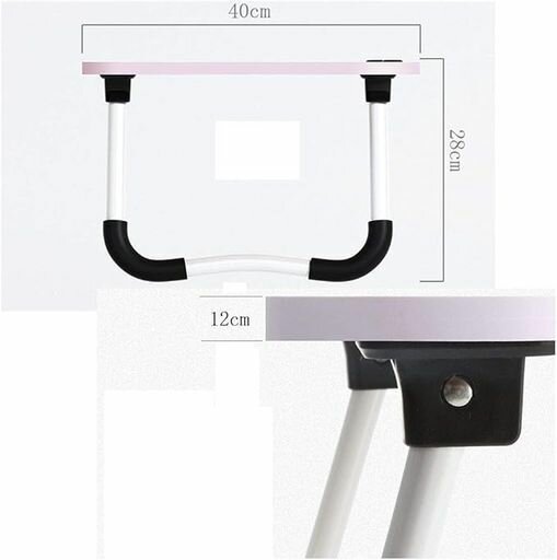 Portable anti-slip laptop table