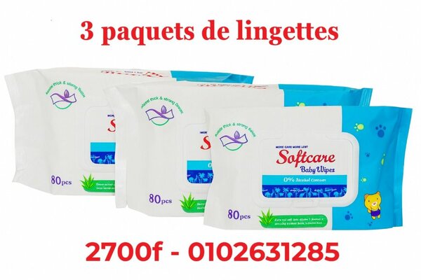 Lingettes Bébé Softcare x3