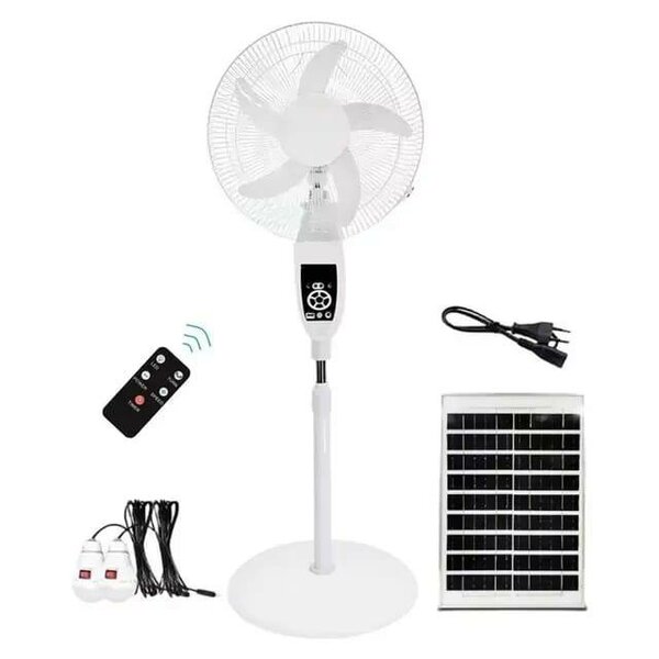 Electric Rechargeable Solar Fan