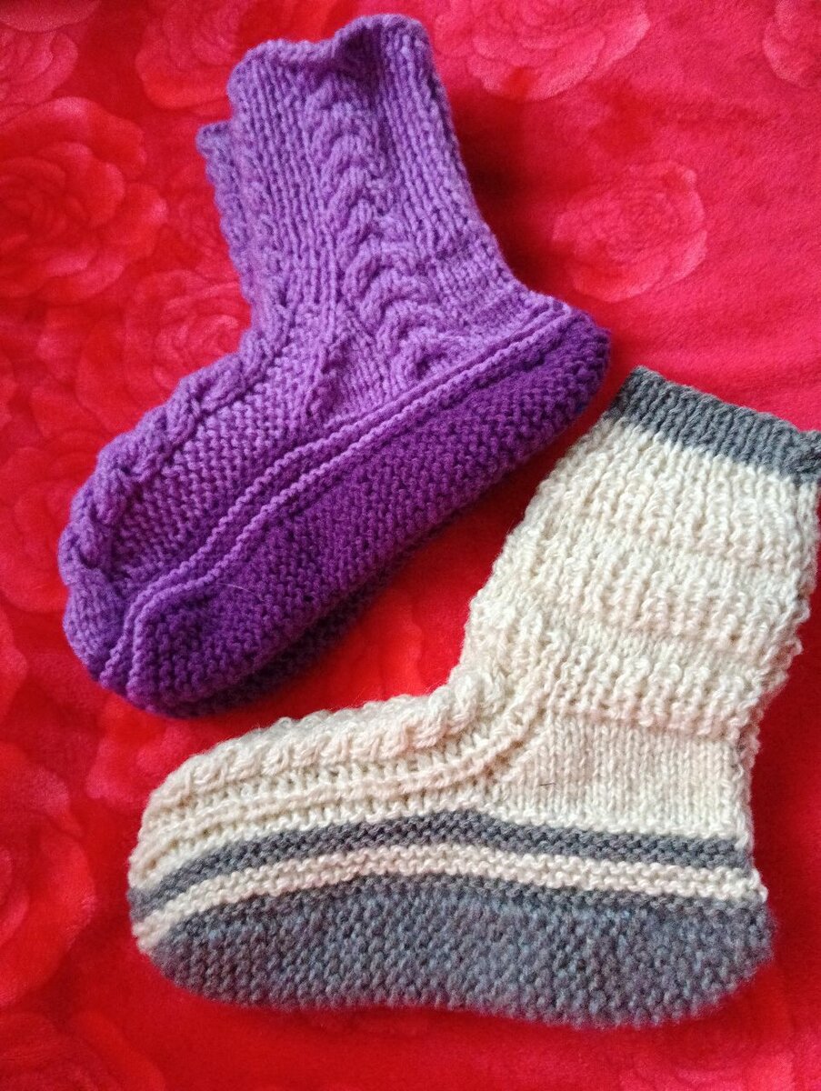 Вязанные носки