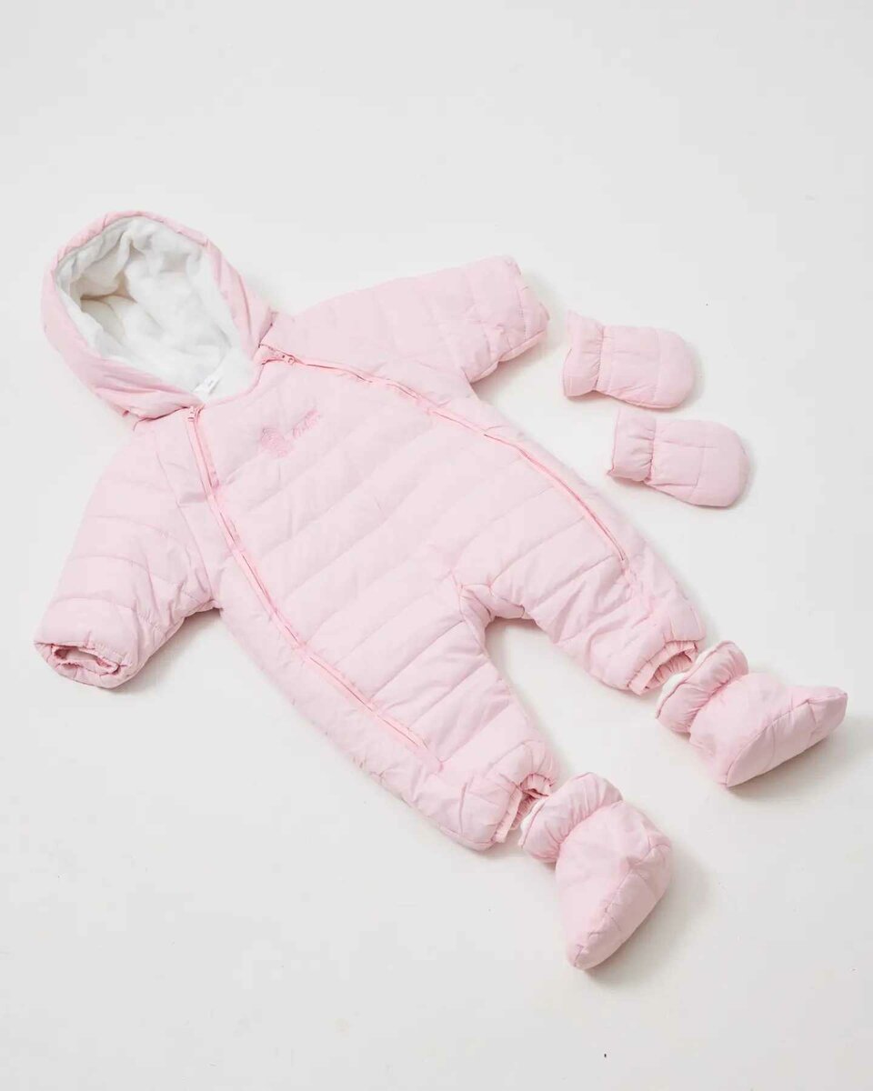 Комбинезон + пинетки + рукавички , ткань плащёвка , внутренн