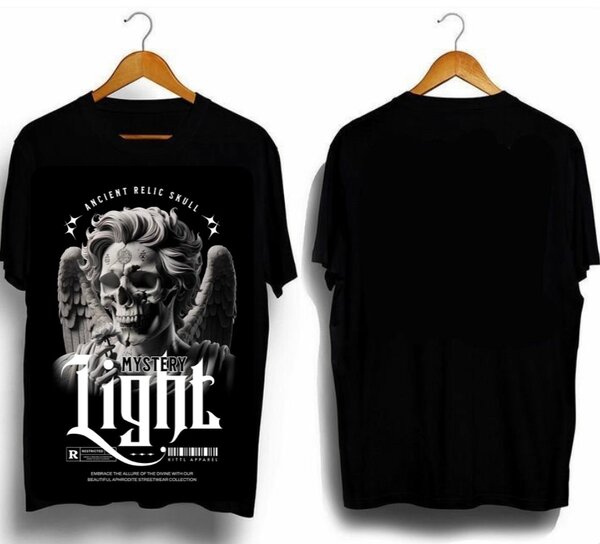 T-shirt Mystery Light Skull