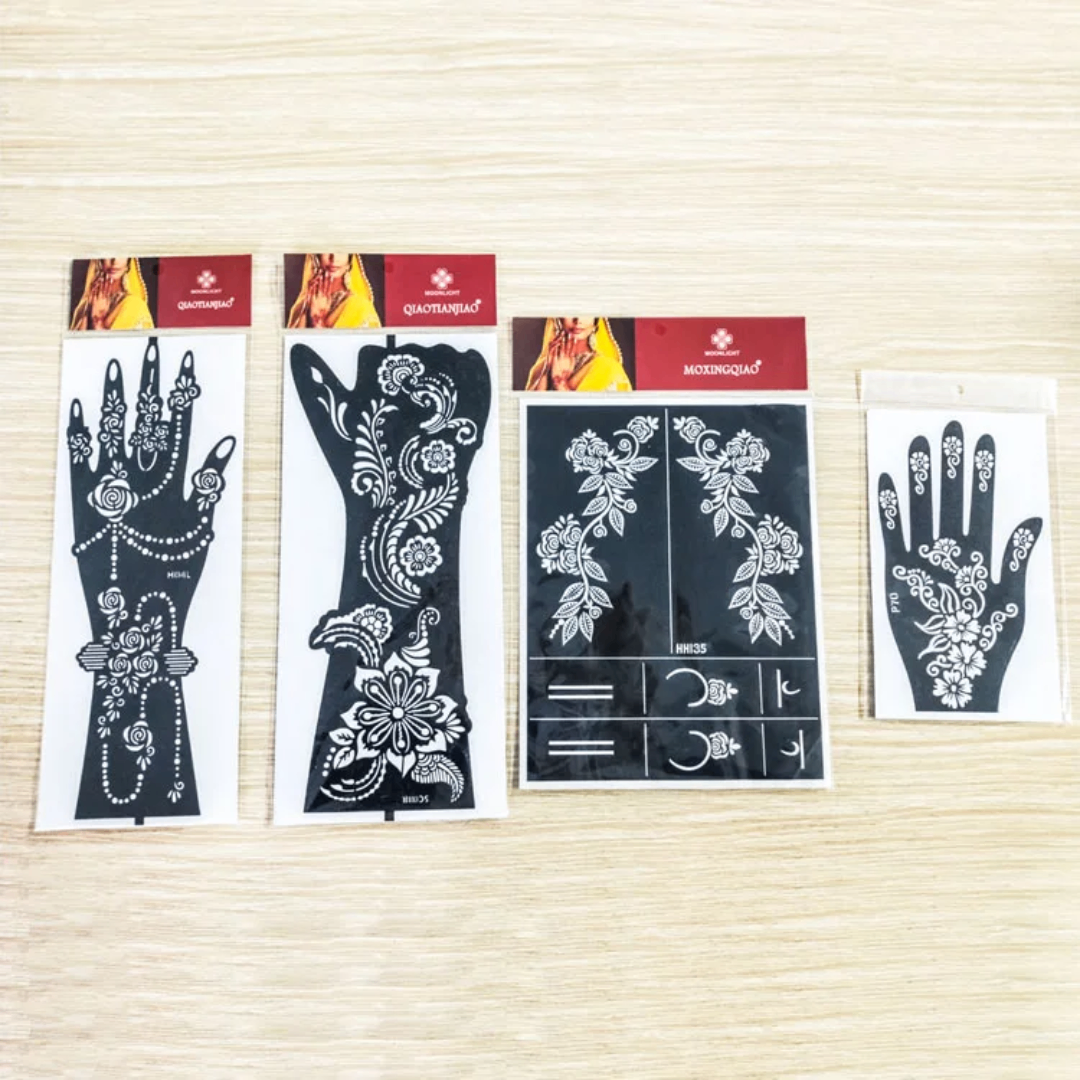 Pochoirs de tatouage henné