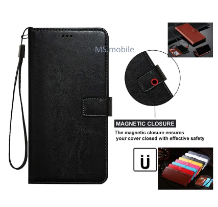 Samsung Galaxy A51 Case, Premium PU Leather Magnetic Shockproof Book Stand Folio Flip Wallet Case Cover with Card Holder