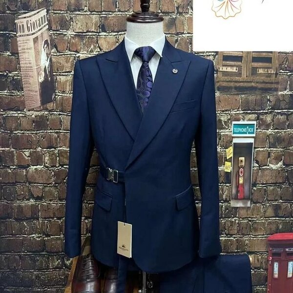 Men's suit blue