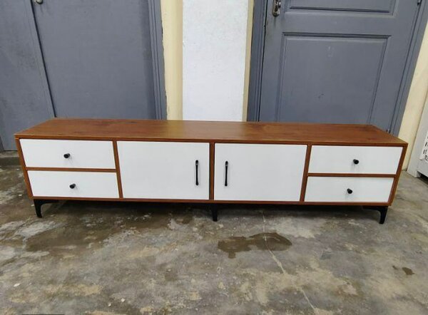 Meuble TV rétro en bois