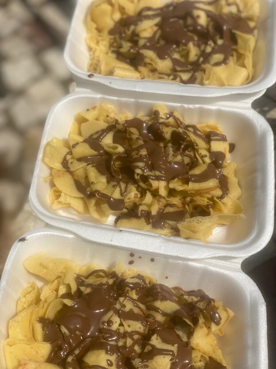 Crêpes Fettuccine Chocolat