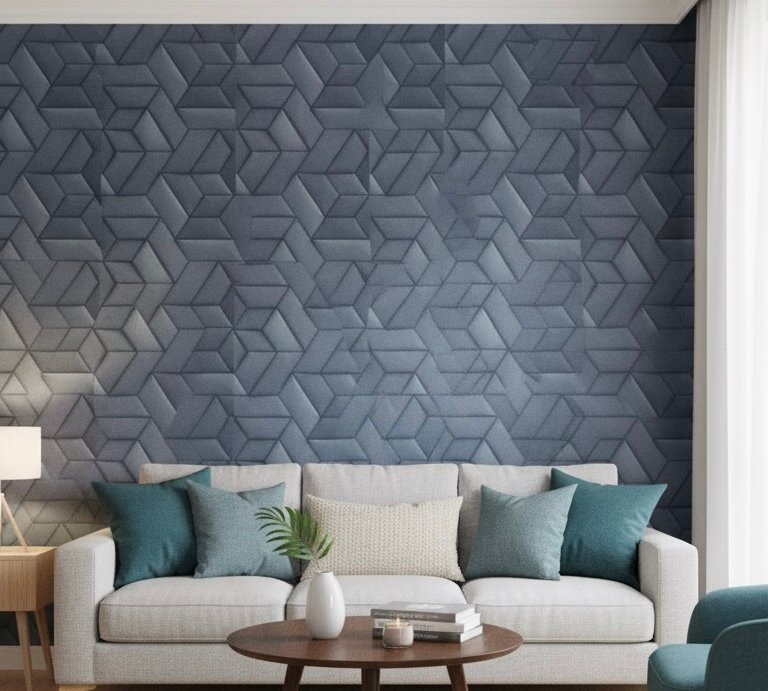 Papier Peint Géométrique 3D