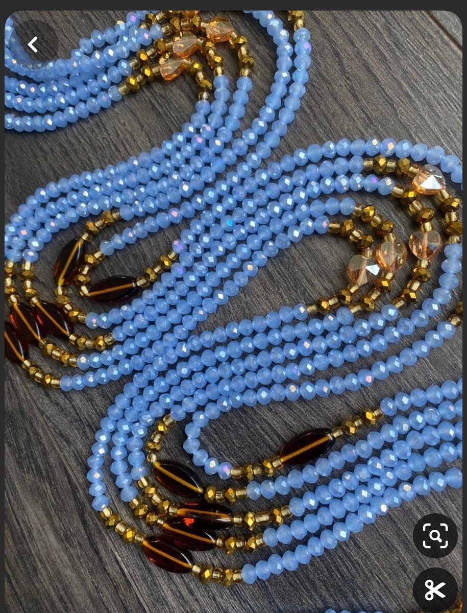 Luxury waist/tummy beads