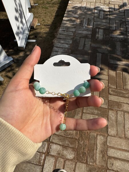 Turquoise Rock Bracelet