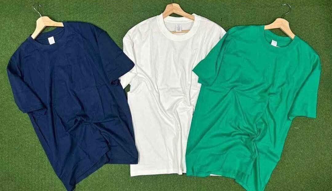 T-shirt Unis Sans écriture Coton Luxe