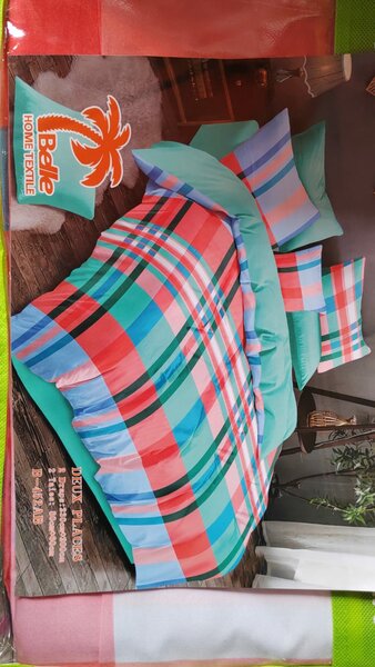 Parure de lit colorée Belle