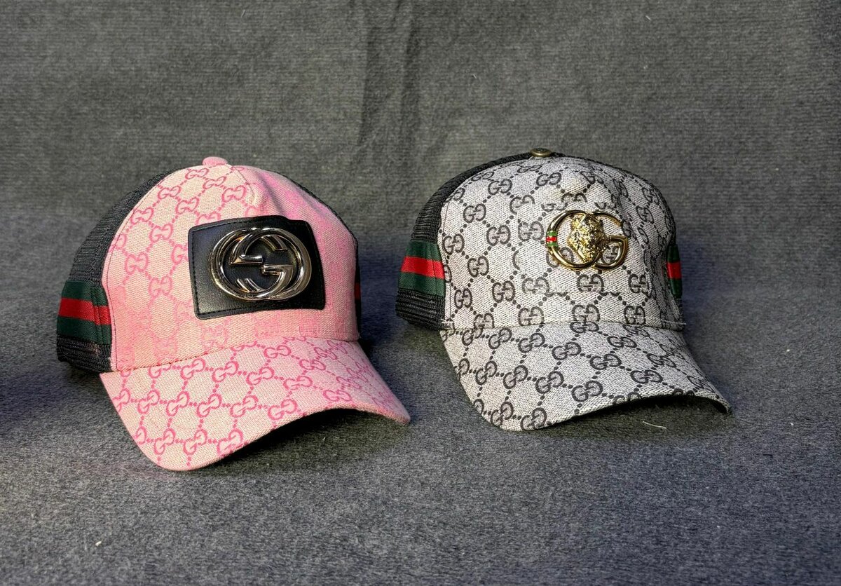 Casquettes tendance logo luxe