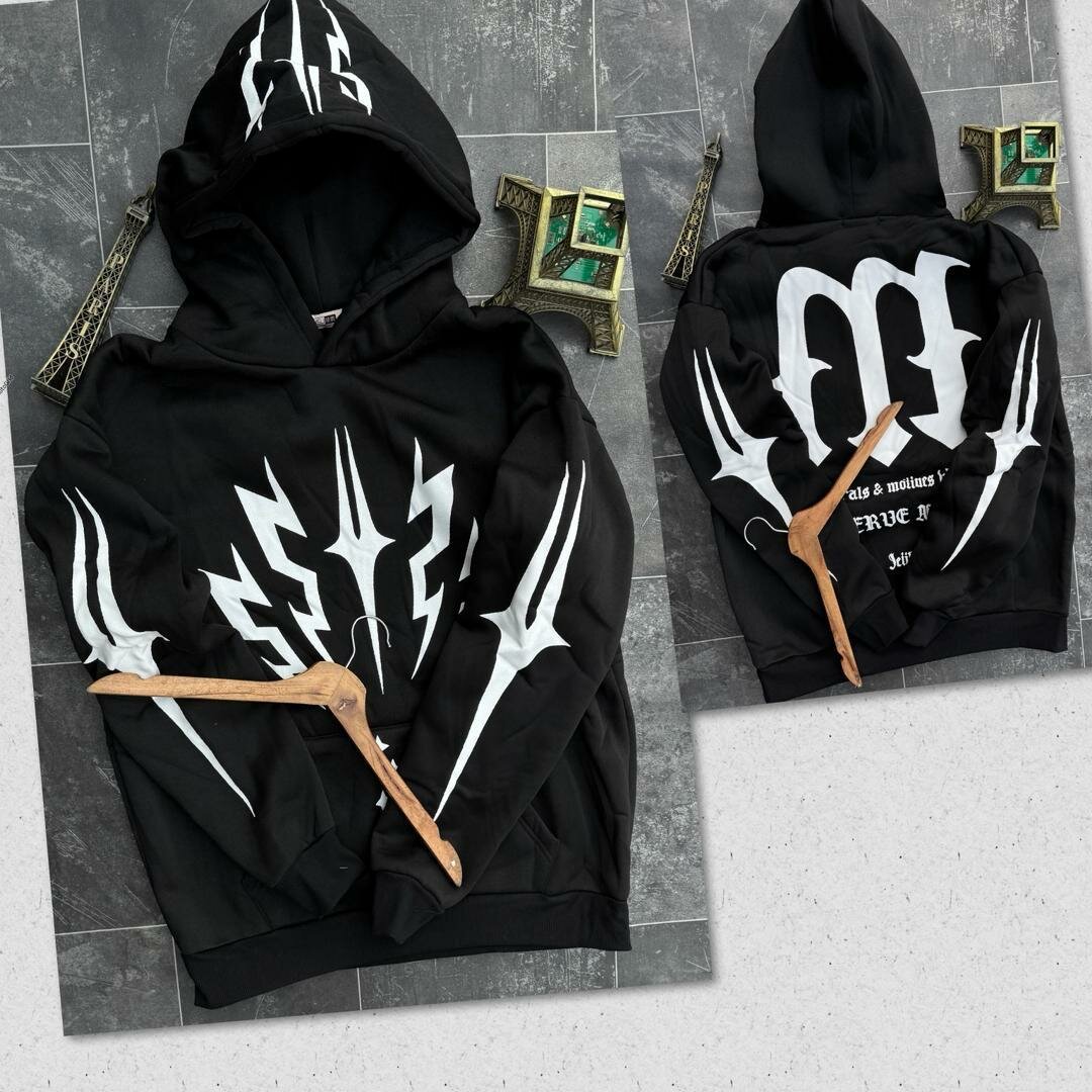 Sweat à capuche graphique unisexe