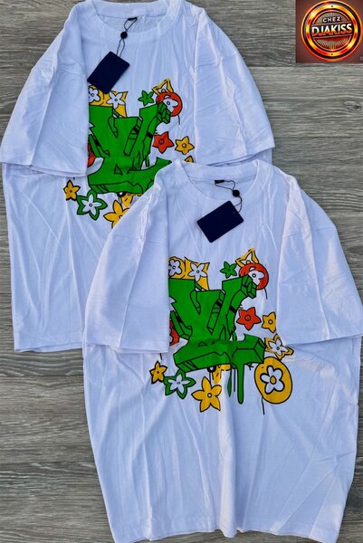 T-shirt coloré unisexe