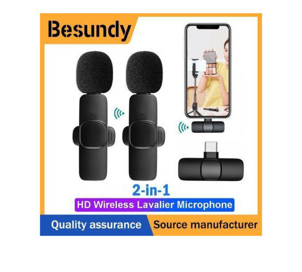 Microphone sans fil 2-en-1