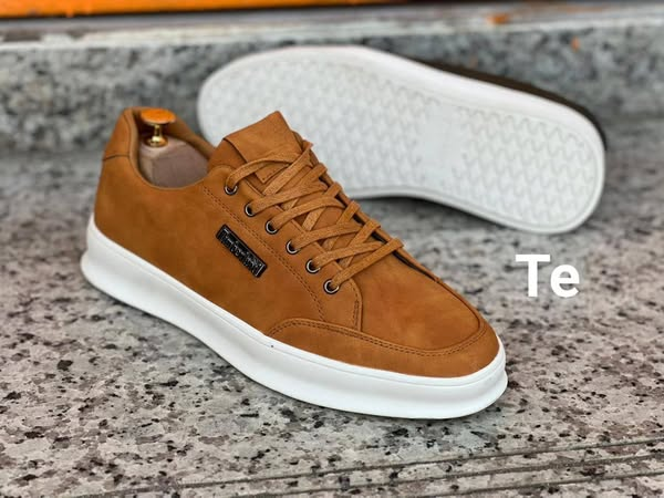 baskets homme en cuir écologique