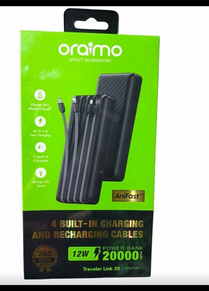 Oraimo Power Bank 20000mAh