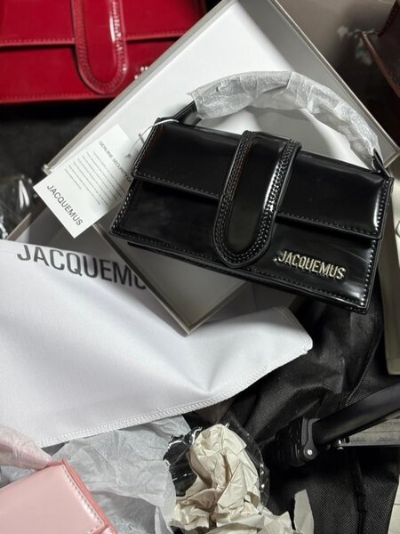 Sac en cuir noir Jacques