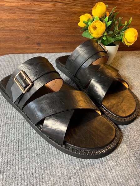 Sandales en cuir pour hommes