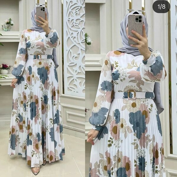 Robe longue fleurie élégante