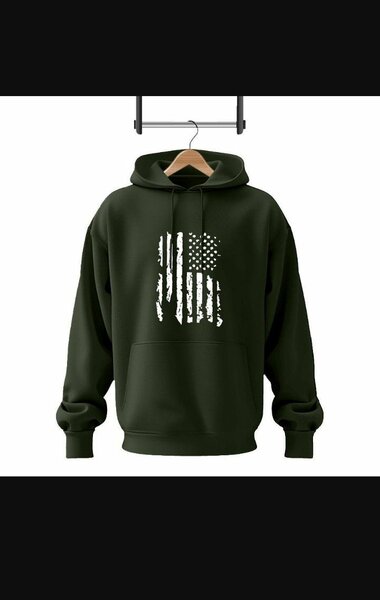 Men's printed hoodie track suit