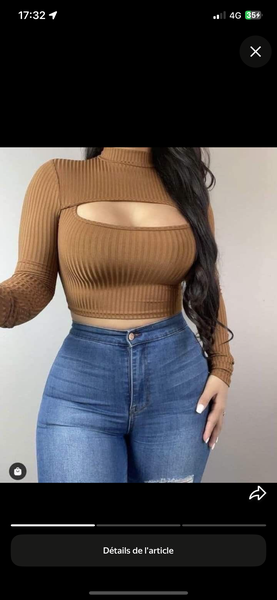 Crop tops femme élégants