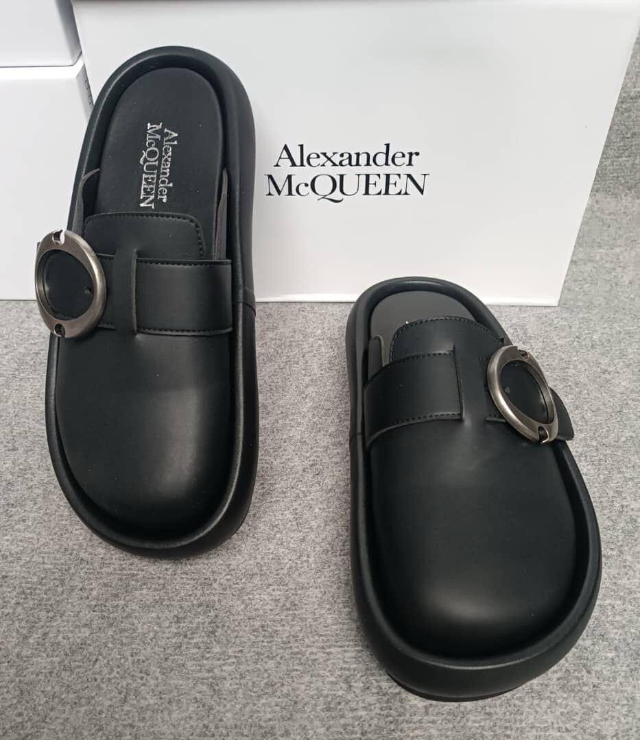 Mules Alexander McQUEEN noir pour homme