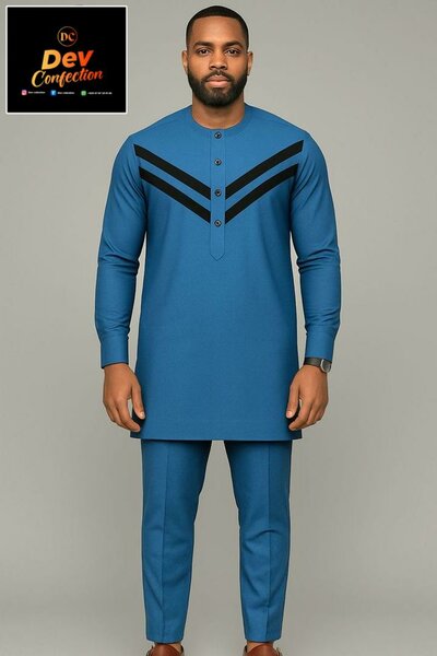 Ensemble Africain Homme Élégant