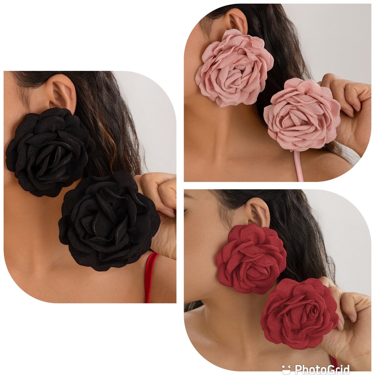 Ladies flower earrings