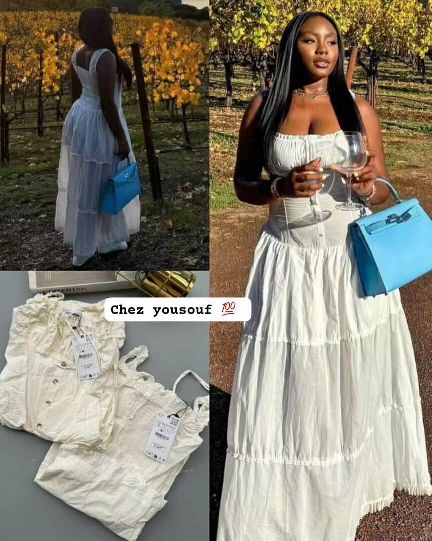 Robe élégante d'été femme