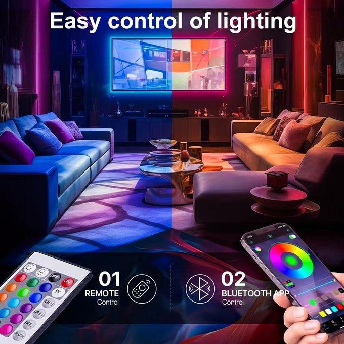 20 M Rgb LED Strip Lights USB