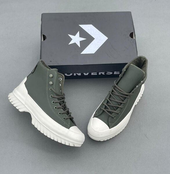 Baskets montantes vertes