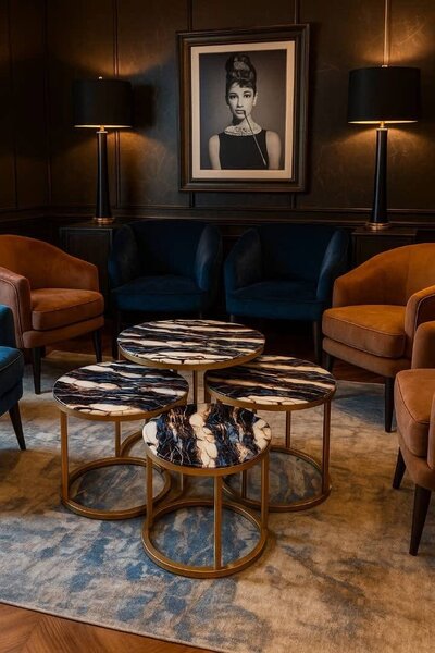 Ensemble Tables Basses Luxueuses