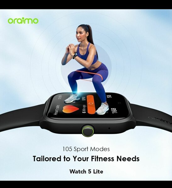Oraimo Watch 5 Lite - Montre Fitness